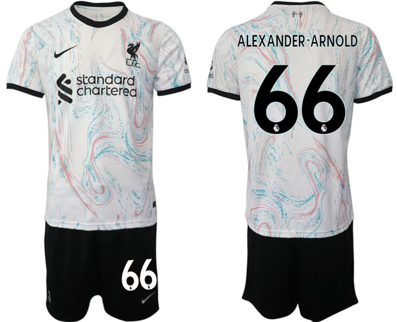 Men 2022-2023 Club Liverpool away white 66 Soccer Jersey